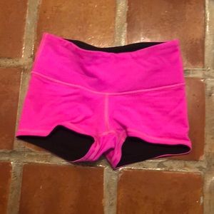 reversible lululemon spandex shorts